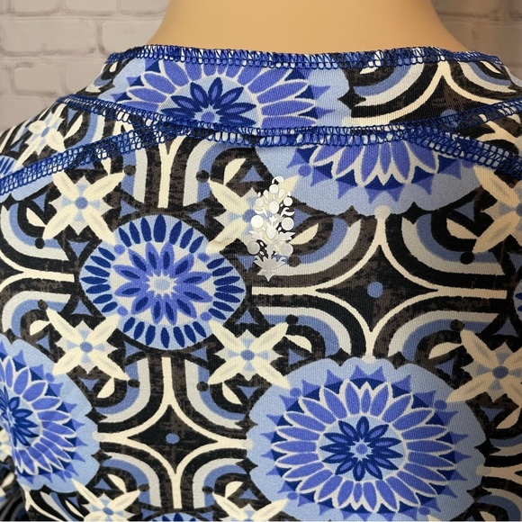 New Free People Fireside Long Sleeve Base Layer Blue Top Size M - Picture 11 of 15